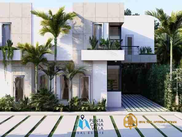 ID , Stylish Three Bedroom Villa with Balcony for Sale in Brisas de Punta Cana, Bávaro ()