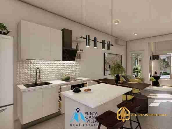 ID , Stylish Three Bedroom Villa with Balcony for Sale in Brisas de Punta Cana, Bávaro ()