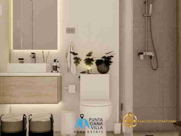ID , Stylish Three Bedroom Villa with Balcony for Sale in Brisas de Punta Cana, Bávaro ()