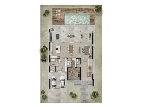ID Villa Akira – Stunning Four Bedroom Home with Terrace for Sale in Punta Cana Village ()