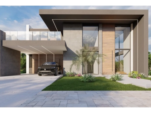 Villa Akira – Stunning Four-Bedroom Home with Terrace for Sale in Punta Cana Village