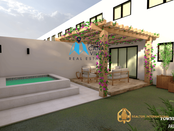 Spacious Three Bedroom Townhouse for Sale at Pedro Mir Residences, Bavaro ()