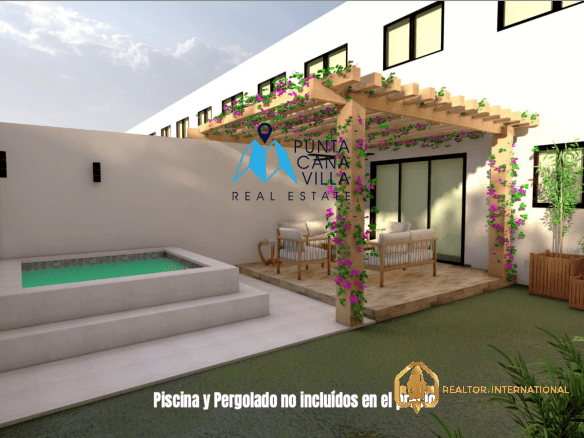 Spacious Three Bedroom Townhouse for Sale at Pedro Mir Residences, Bavaro ()