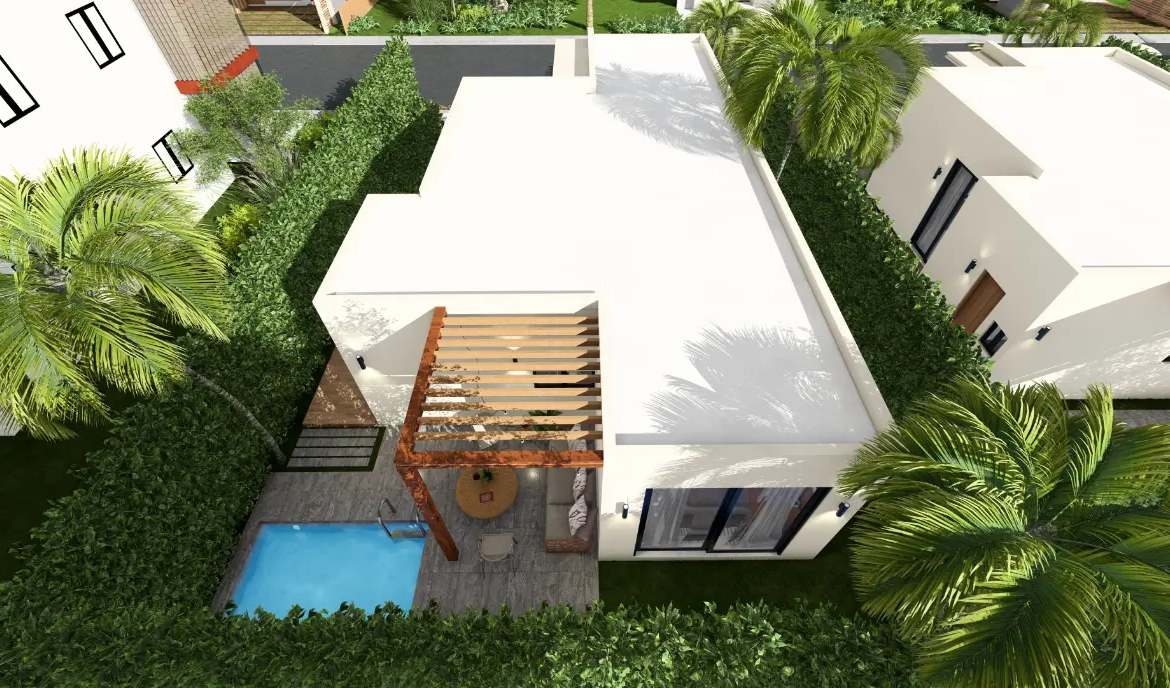 ID B, Sole Mio Bedroom Villa for Sale in Punta Cana’s Alta Vista ()