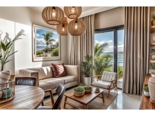 ID Stylish Two Bedroom Penthouse for Sale in Jardines del Prado, Punta Cana – Secure Gated Living ()