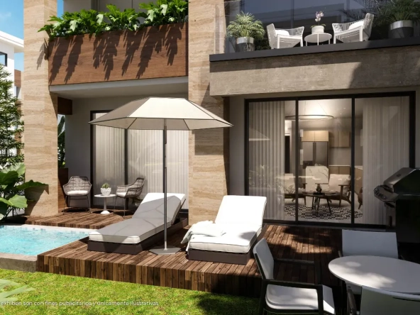 ID Bedroom Apartment for Sale in Garden City, Bavaro Punta Cana ()