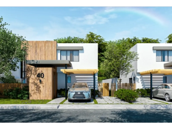 Palmarena Residences: 3-Bed Villa in Punta Cana with Terrace Palmarena Residences: 3-Bed Villa in Punta Cana with Terrace