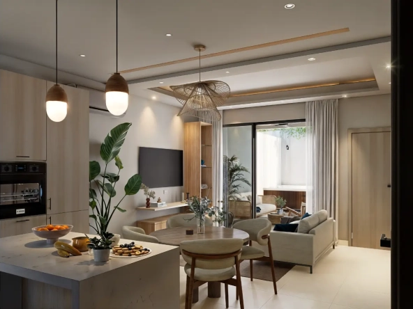 ID Palma Alta Modern Bedroom Condo with Jacuzzi for Sale in Bavaro, Punta Cana ()