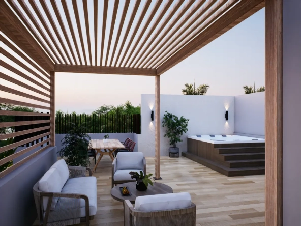 ID Palma Alta Modern Bedroom Condo with Jacuzzi for Sale in Bavaro, Punta Cana ()