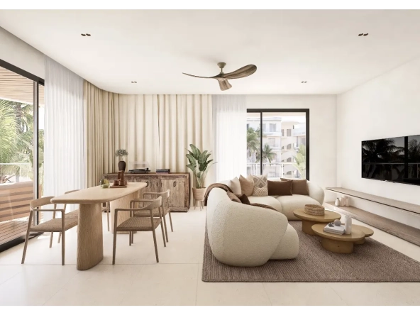 ID Sun Garden Modern Bedroom Apartment for Sale in Coral Golf Resort Punta Cana ()