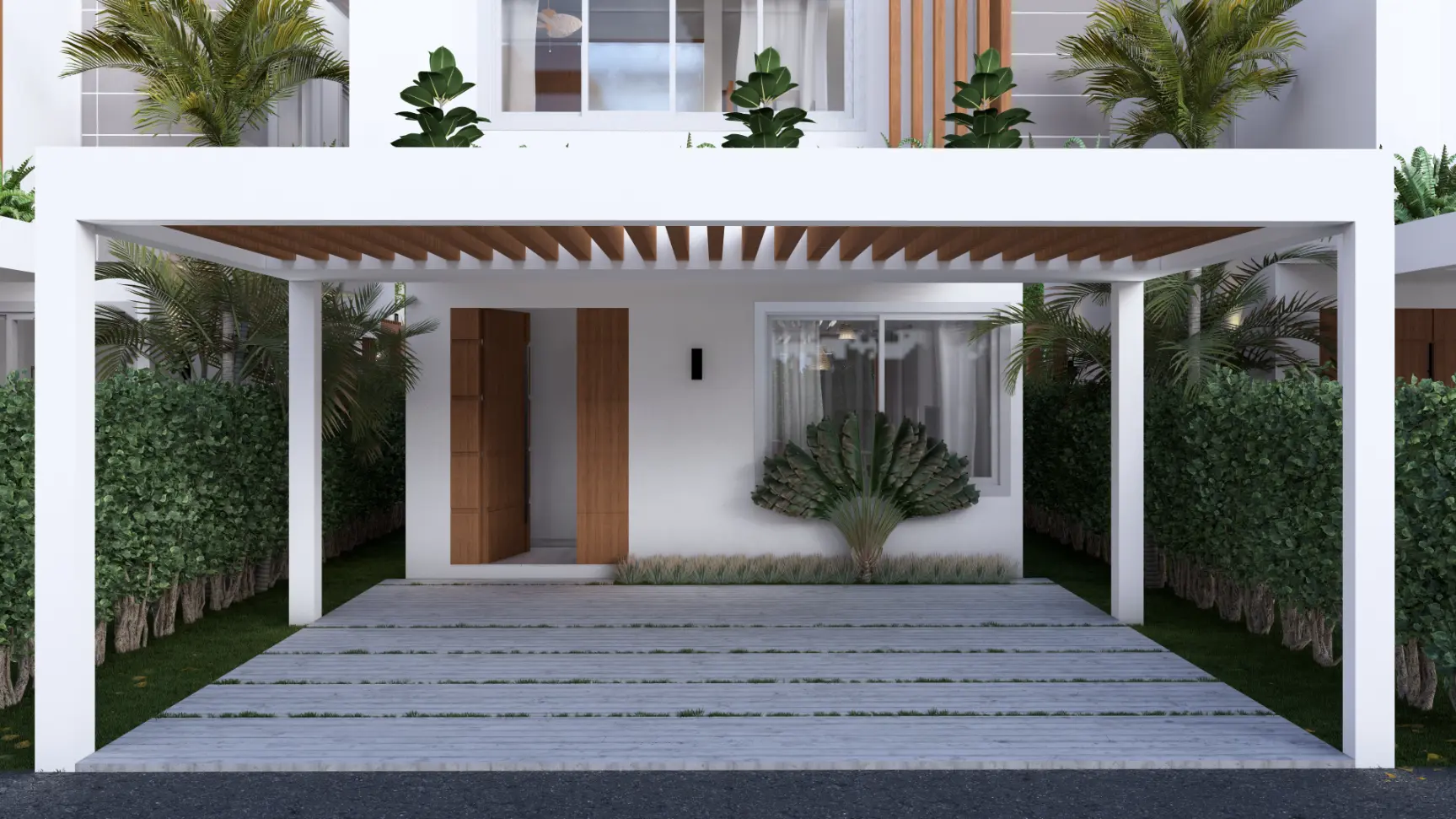 ID , Palm Oasis Gardens Bedroom Villa with Beach Shuttle in White Sands, Punta Cana ()