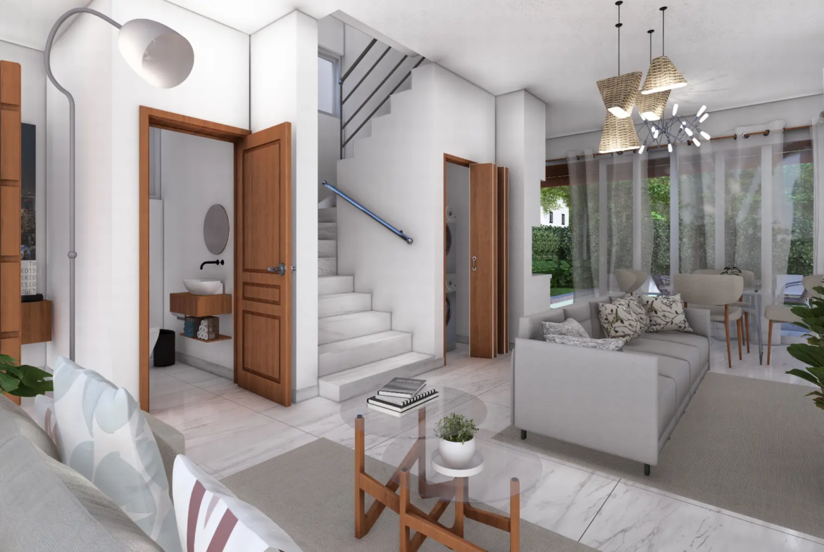 ID , Palm Oasis Gardens Bedroom Villa with Beach Shuttle in White Sands, Punta Cana ()