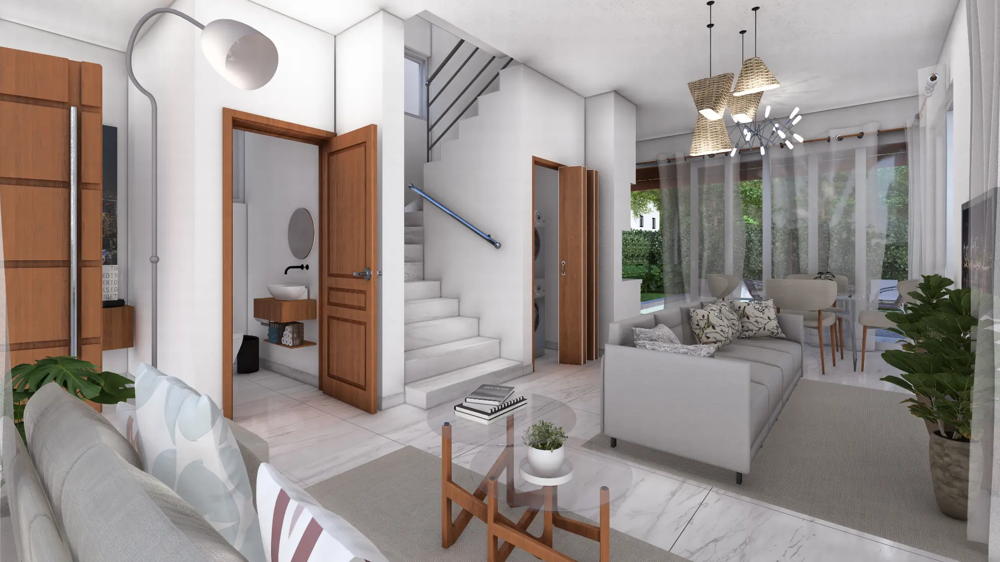 ID , Palm Oasis Gardens Bedroom Villa with Beach Shuttle in White Sands, Punta Cana ()