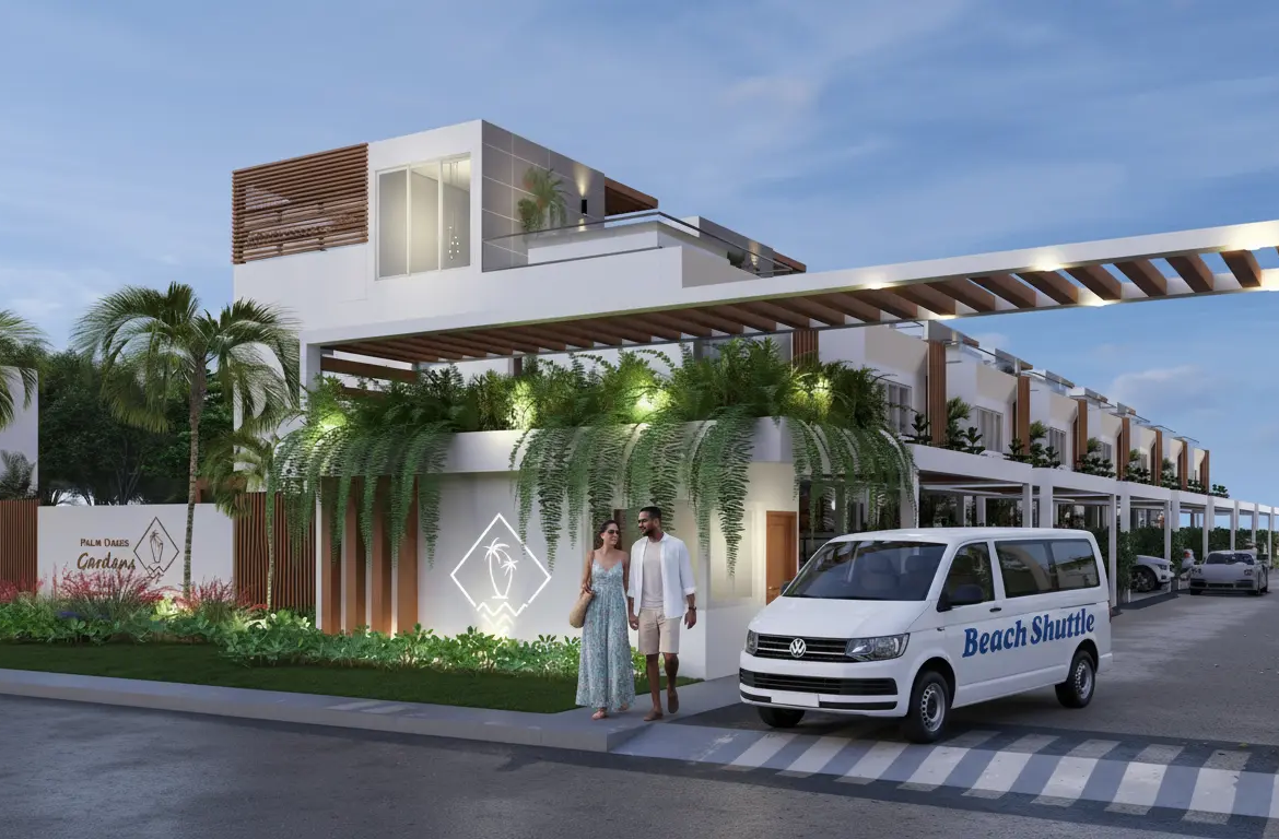 ID , Palm Oasis Gardens Bedroom Villa with Beach Shuttle in White Sands, Punta Cana ()