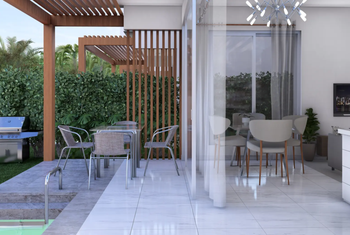 ID , Palm Oasis Gardens Bedroom Villa with Beach Shuttle in White Sands, Punta Cana ()