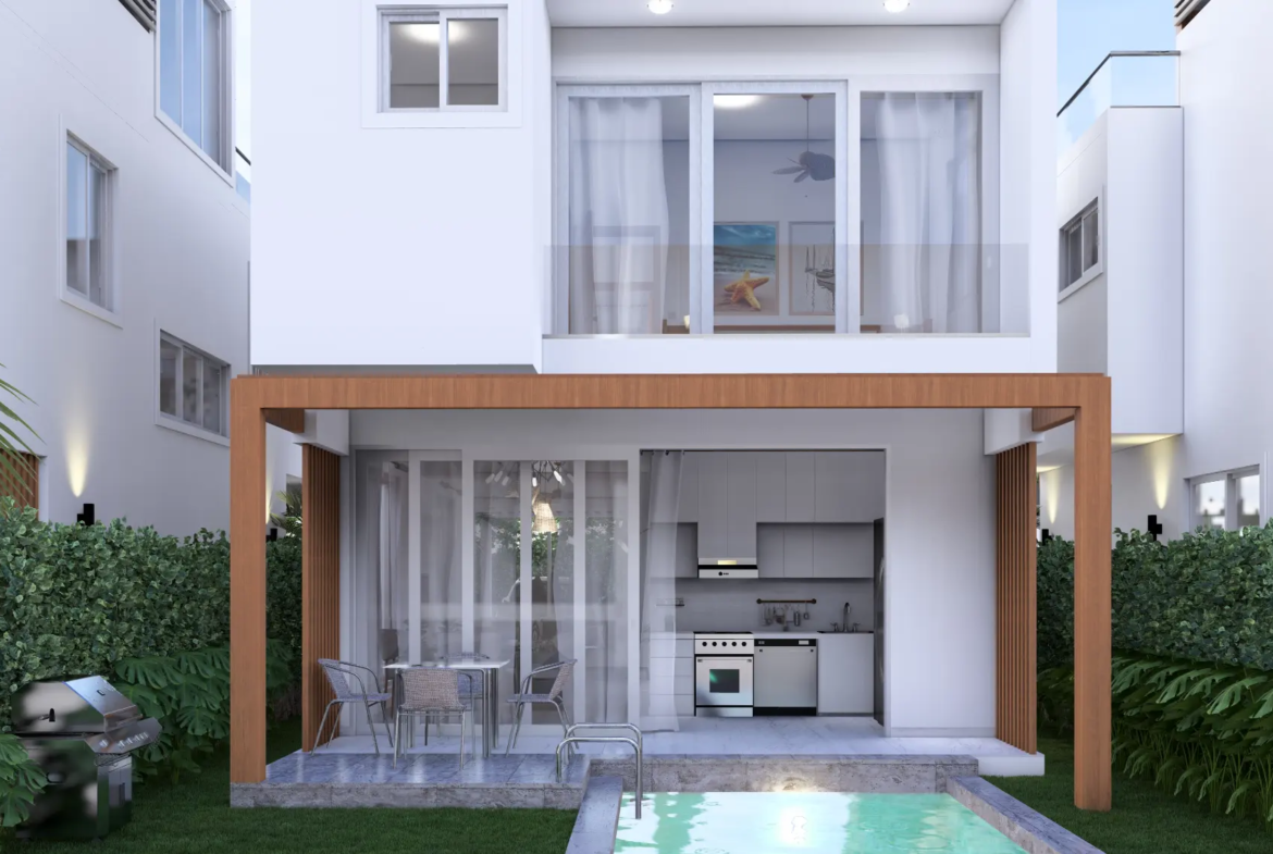 ID , Palm Oasis Gardens Bedroom Villa with Beach Shuttle in White Sands, Punta Cana ()