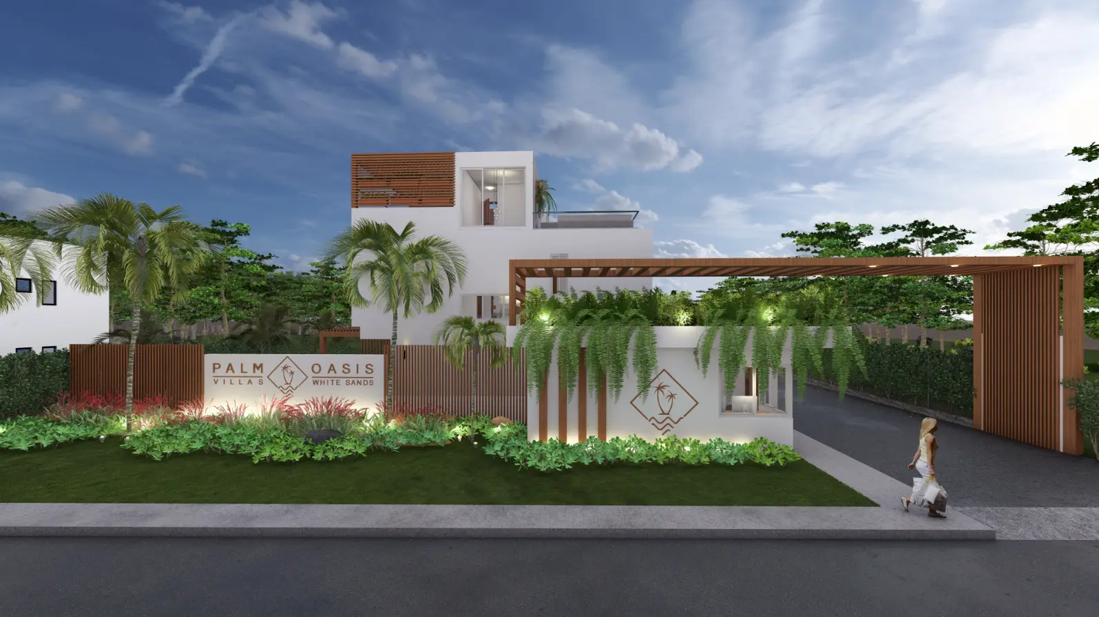ID , Palm Oasis Gardens Bedroom Villa with Beach Shuttle in White Sands, Punta Cana ()
