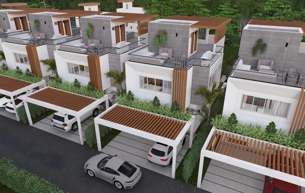 ID , Palm Oasis Gardens Bedroom Villa with Beach Shuttle in White Sands, Punta Cana ()