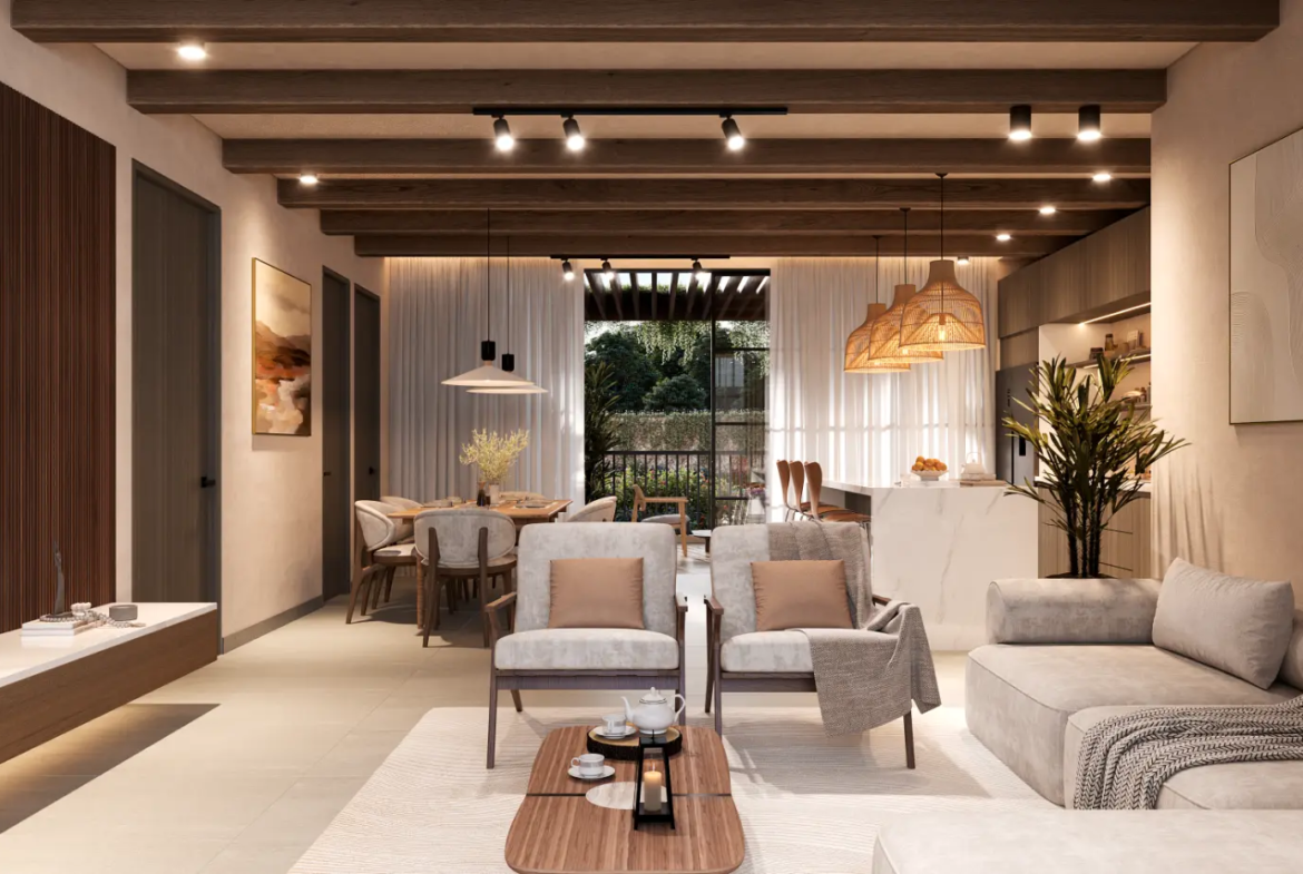 ID , Modern Bedroom Condo with Large Terrace for Sale in Monterezzo, Vista Cana – Punta Cana ()