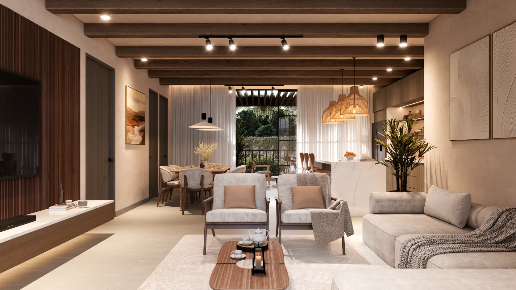 ID , Modern Bedroom Condo with Large Terrace for Sale in Monterezzo, Vista Cana – Punta Cana ()