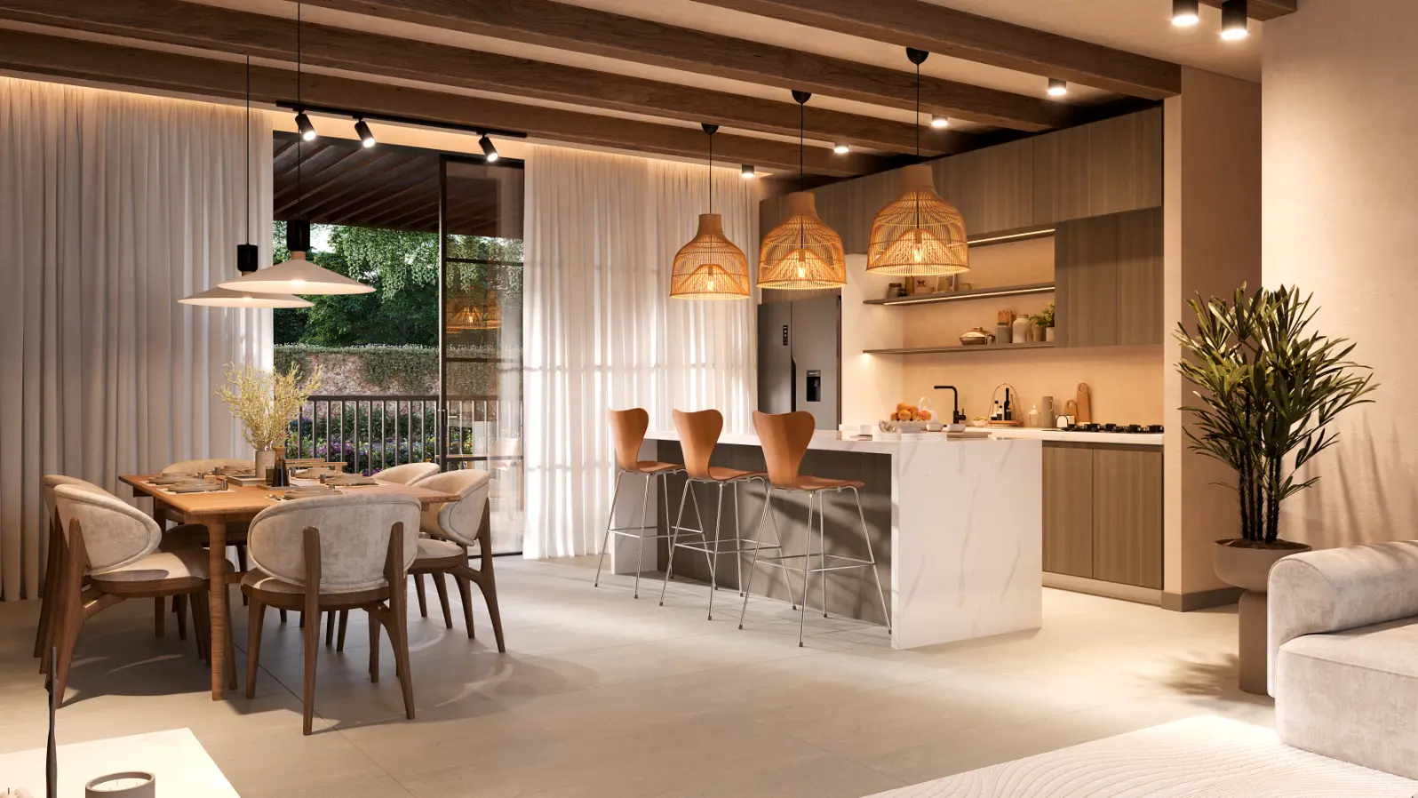 ID , Modern Bedroom Condo with Large Terrace for Sale in Monterezzo, Vista Cana – Punta Cana ()