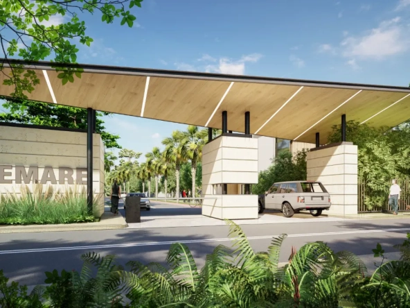 ID Solemare Modern Bedroom Duplex Villa for Sale in Punta Cana with Gated Access ()