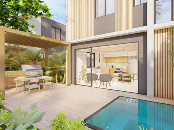 ID Solemare Modern Bedroom Duplex Villa for Sale in Punta Cana with Gated Access ()