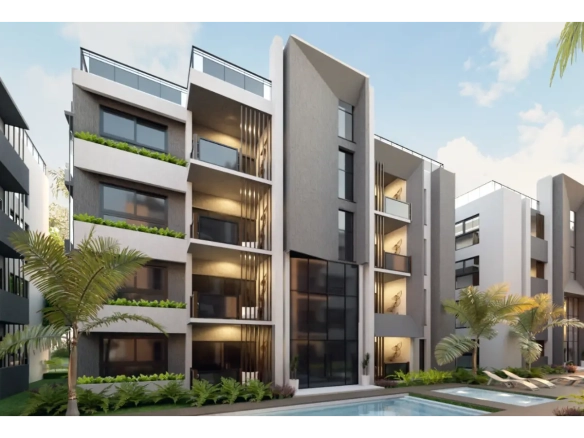 Contemporary 1-Bedroom Condo for Sale at Por Do Sol Residences, Vista Cana, Punta Cana