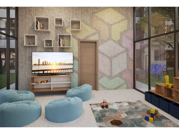 ID Contemporary Bedroom Condo for Sale at Por Do Sol Residences, Vista Cana, Punta Cana ()