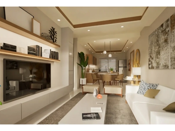 ID Contemporary Bedroom Condo for Sale at Por Do Sol Residences, Vista Cana, Punta Cana ()