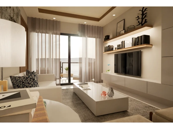ID Contemporary Bedroom Condo for Sale at Por Do Sol Residences, Vista Cana, Punta Cana ()