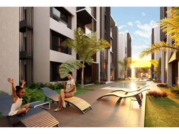 ID Contemporary Bedroom Condo for Sale at Por Do Sol Residences, Vista Cana, Punta Cana ()