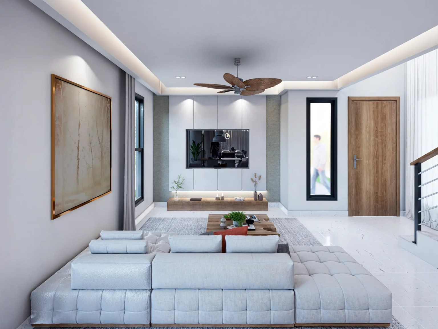 ID Modern Bedroom Villa for Sale in Punta Cana’s Central Town – Private Patio and Premium Design ()