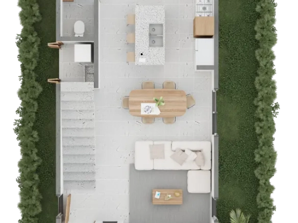 ID Modern Bedroom Villa for Sale in Punta Cana’s Central Town – Private Patio and Premium Design ()