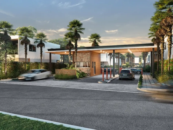 ID Modern Bedroom Villa for Sale in Punta Cana’s Central Town – Private Patio and Premium Design ()