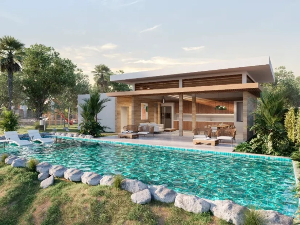 ID Modern Bedroom Villa for Sale in Punta Cana’s Central Town – Private Patio and Premium Design ()