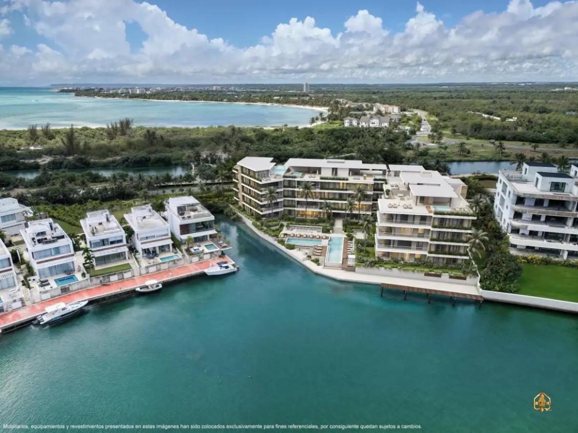 ID Blue Luxury Residences – Elegant Bedroom Apartment with Marina Views and Private Dock in Cap Cana ()