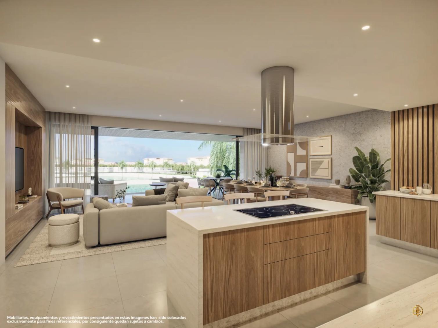 ID Blue Luxury Residences – Elegant Bedroom Apartment with Marina Views and Private Dock in Cap Cana ()