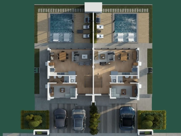 Modern Bedroom Villa for Sale in Vista Cana with Rooftop ()