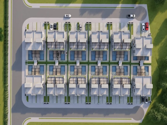 Modern Bedroom Villa for Sale in Vista Cana with Rooftop ()