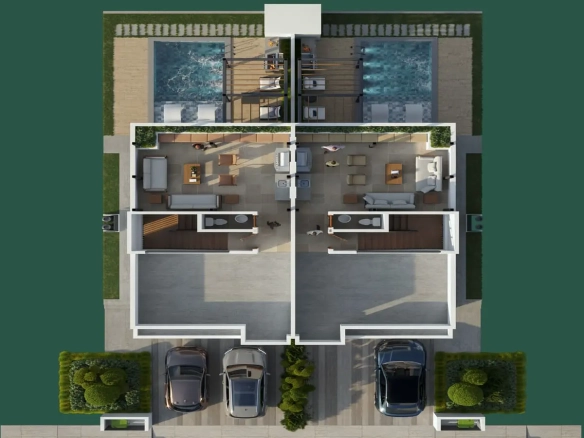 Modern Bedroom Villa for Sale in Vista Cana with Rooftop ()