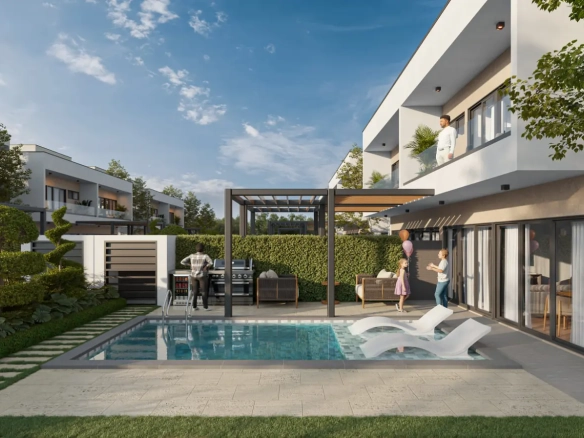 Modern Bedroom Villa for Sale in Vista Cana with Rooftop ()