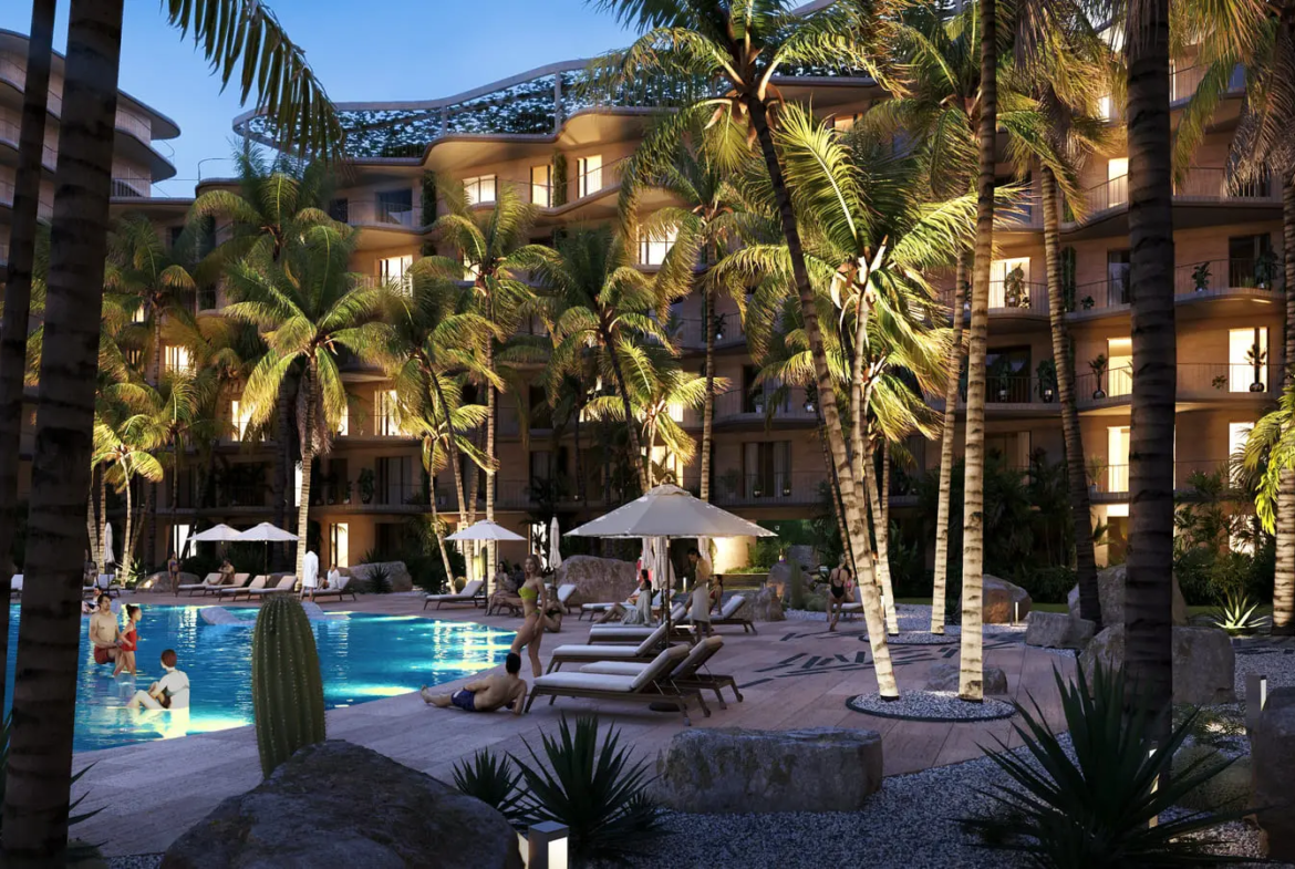 ID , Luxury Beachfront Condo Macao Beach Punta Cana Bed For Sale ()