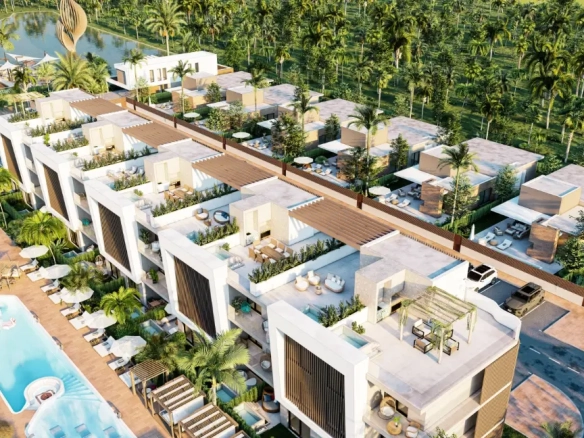 ID Luxury Bedroom Villa for Sale at Baliza Residences Punta Cana, Private Garden and Golf Views ()