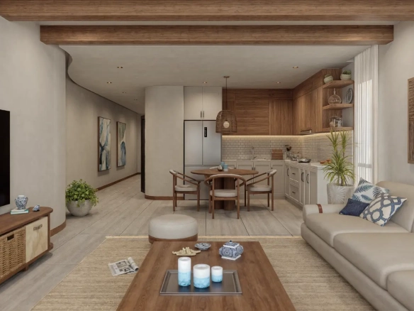 ID Cap Cana Chic Bedroom Apartment with Lake Views ()