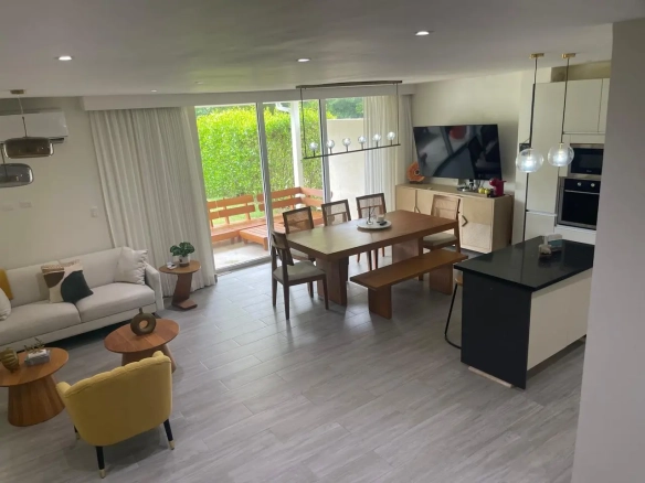 3-BR Villa for Sale in East Village Punta Cana | Backyard