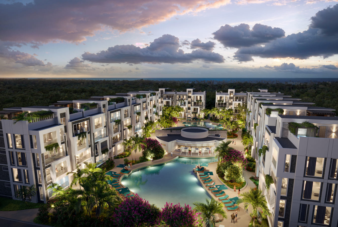 , Luxury Bedroom Condo for Sale in Bavaro Punta Cana, Eden Garden ()