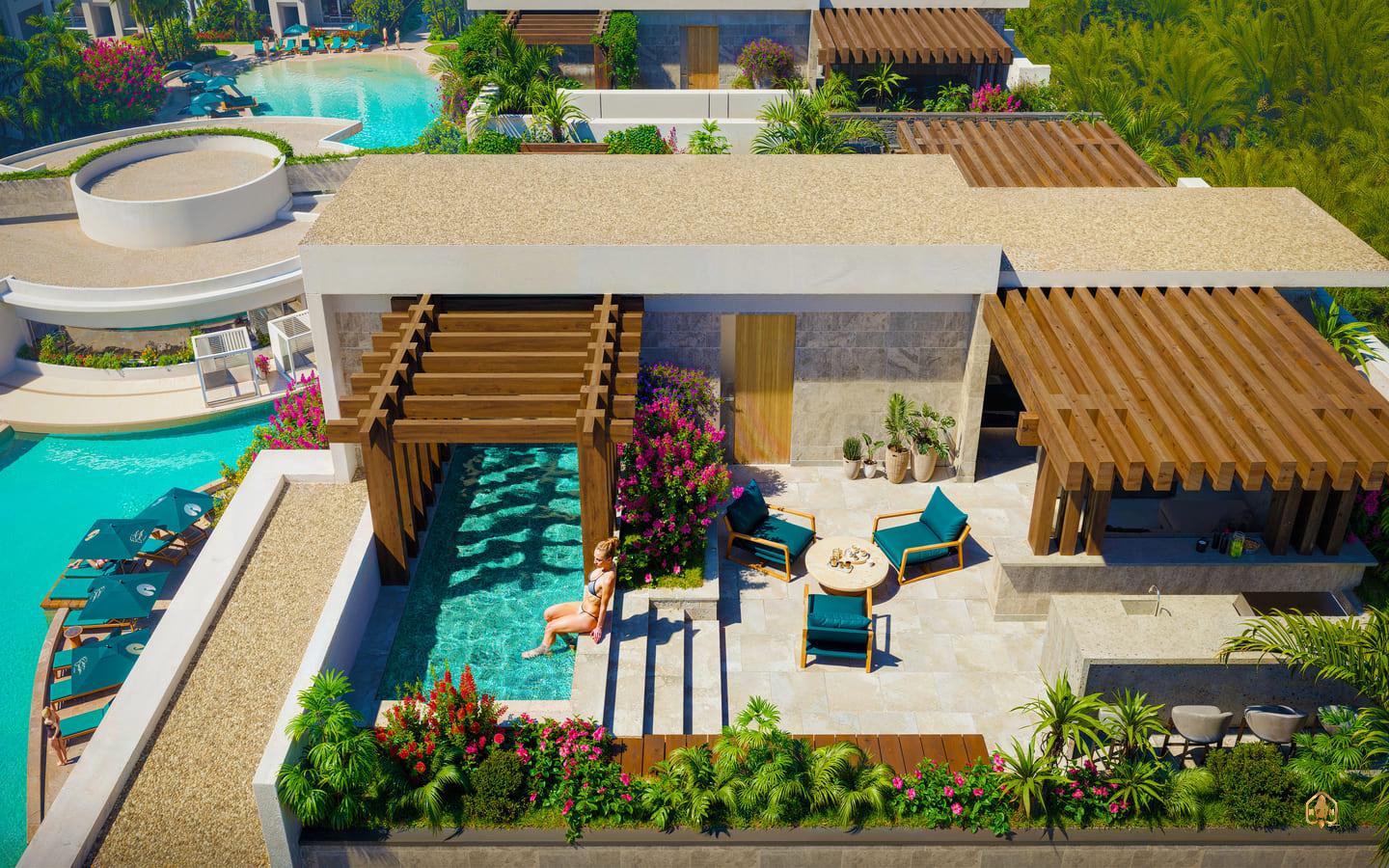 , Luxury Bedroom Condo for Sale in Bavaro Punta Cana, Eden Garden ()