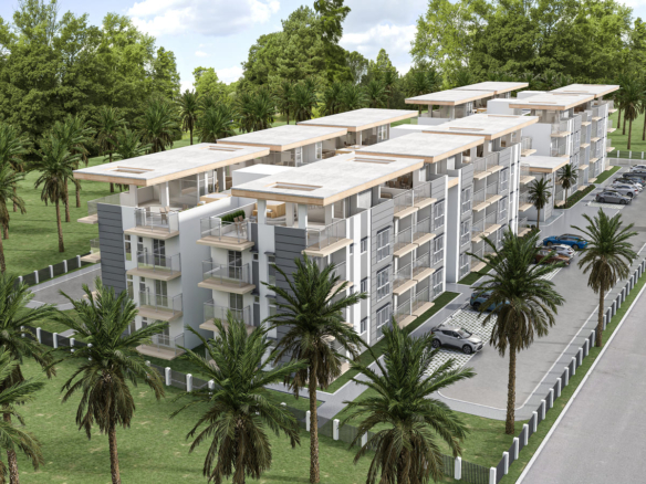 Miravia Luxury: 1-BR + Studio Penthouse for Sale in Bávaro Punta Cana with Private Rooftop Terrace