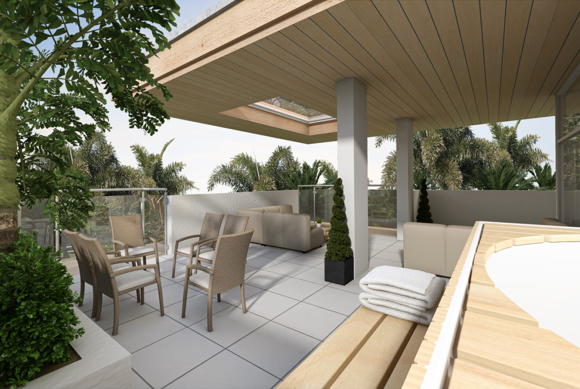 , Miravia Luxury BR + Studio Penthouse for Sale in Bávaro Punta Cana with Private Rooftop Terrace ()